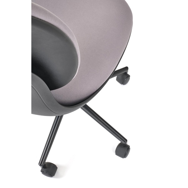 Fotel ORION młodzieżowy, czarny - popielaty - Halmar