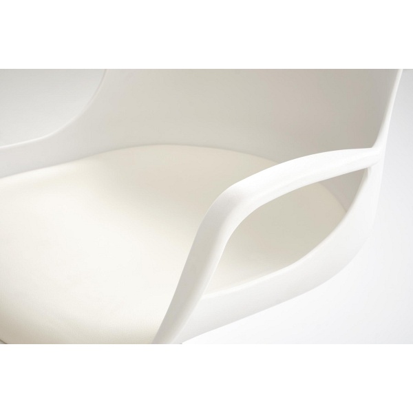 Fotel FROST młodzieżowy, biały - Halmar