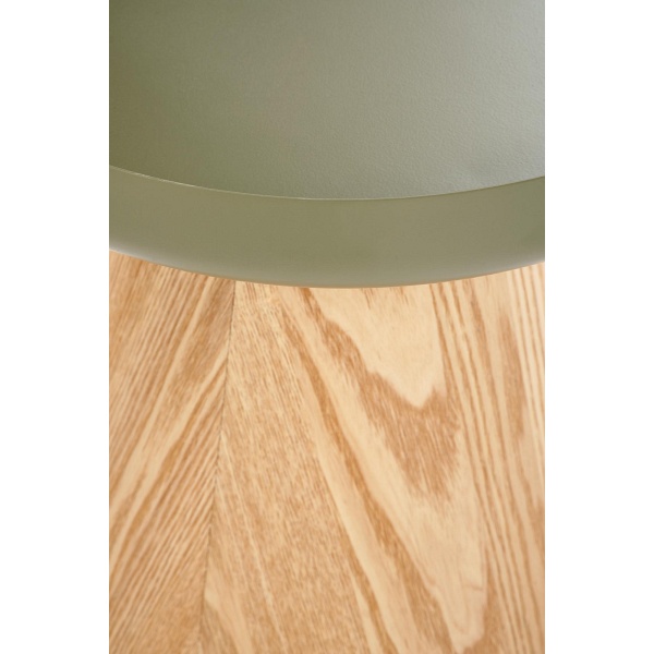 Ława GINA , naturalny / zielony - Halmar