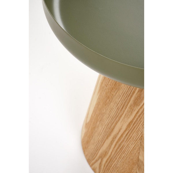Ława GINA , naturalny / zielony - Halmar