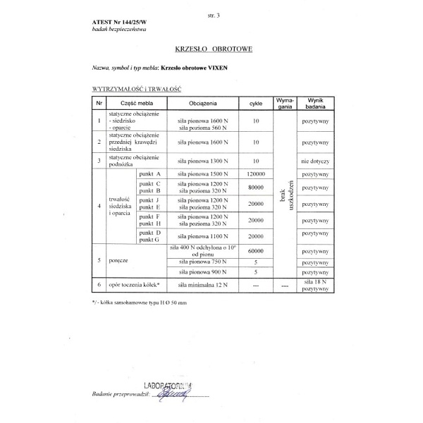 Fotel VIXEN gabinetowy czarny - Halmar