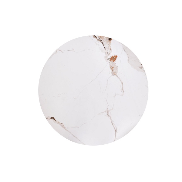 Ława CARINA beżowy marmur / orzechowy - Halmar