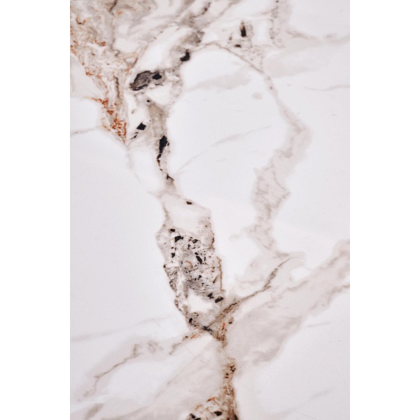 Ława CARINA beżowy marmur / orzechowy - Halmar