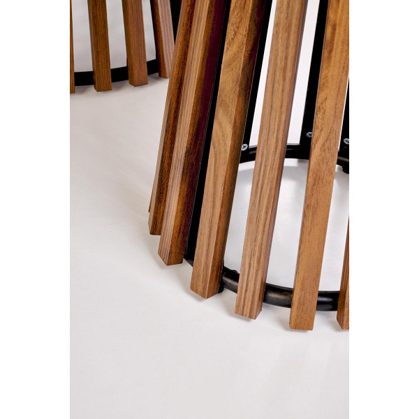 Ława CARINA_S beżowy marmur / orzechowy - Halmar