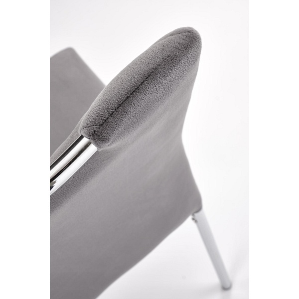 Krzesło K578 popielaty / srebrny - Halmar