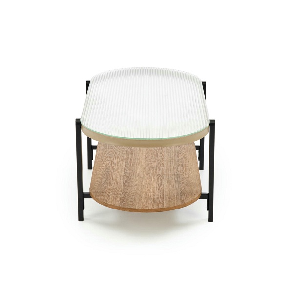 Ława KAMALA , naturalny / czarny - Halmar