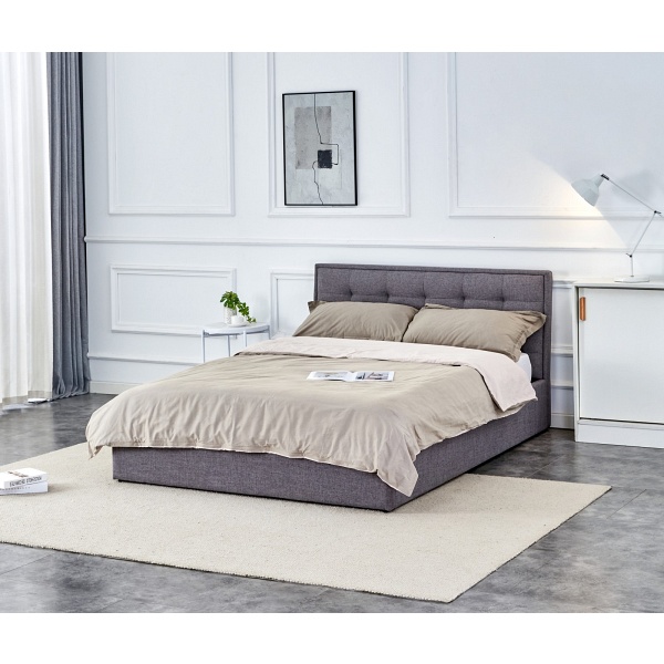 Łóżko PADVA 140cm z pojemnikiem popielaty - Halmar