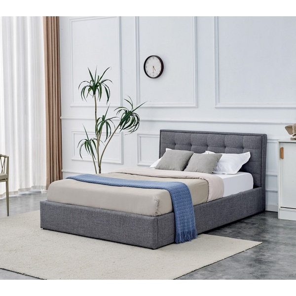 Łóżko PADVA 140cm z pojemnikiem popielaty - Halmar