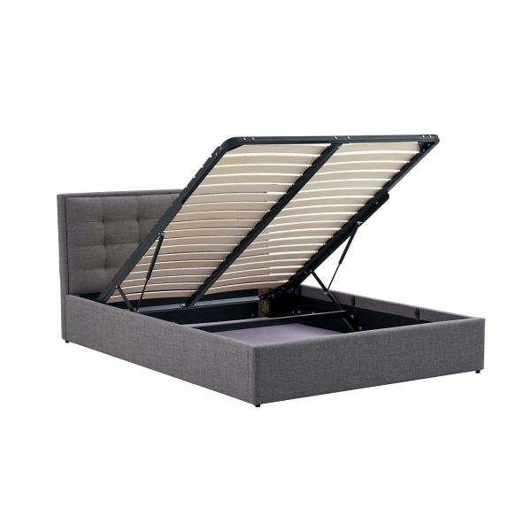 Łóżko PADVA 140cm z pojemnikiem popielaty - Halmar