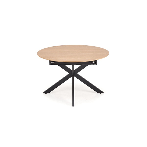 Stół ACORD rozkładany, naturalny / czarny - Halmar