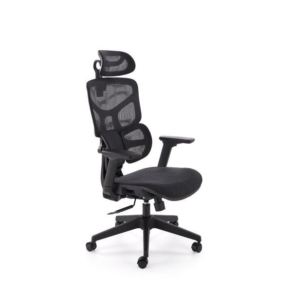 Fotel MACAR gabinetowy, czarny - Halmar