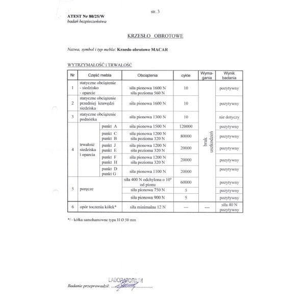 Fotel MACAR gabinetowy, czarny - Halmar