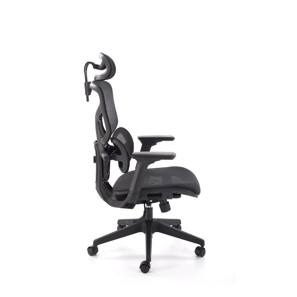 Fotel MACAR gabinetowy, czarny - Halmar