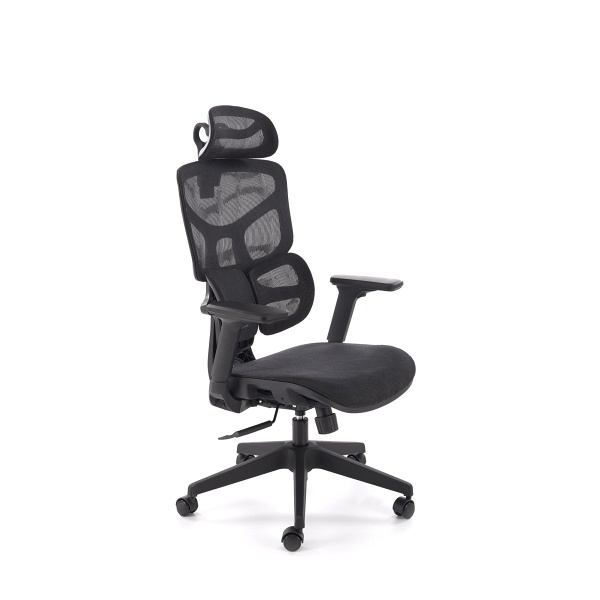 Fotel MACAR gabinetowy, czarny - Halmar