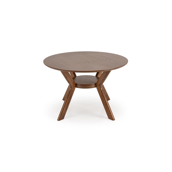 Stół RUPERT okrągły, orzechowy - Halmar