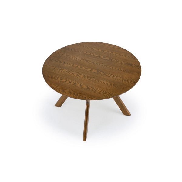 Stół RUPERT okrągły, orzechowy - Halmar