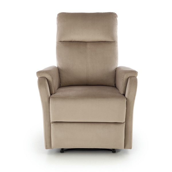 Fotel CROCUS wypoczynkowy z funkcją elektrycznego rozkładania, beżowy - Halmar