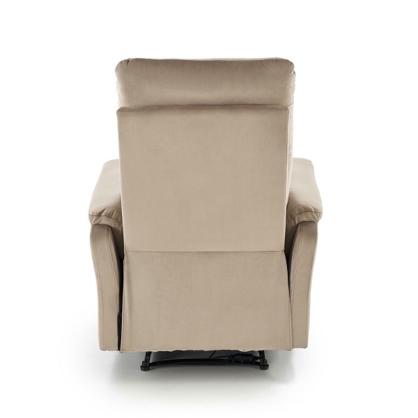 Fotel CROCUS wypoczynkowy z funkcją elektrycznego rozkładania, beżowy - Halmar