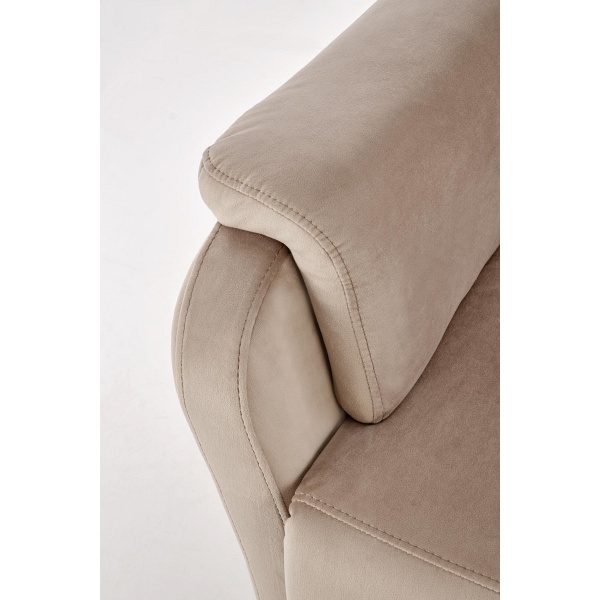 Fotel CROCUS wypoczynkowy z funkcją elektrycznego rozkładania, beżowy - Halmar