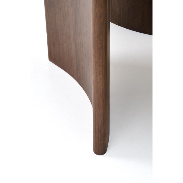 Stół CALDO okrągły, orzechowy - Halmar