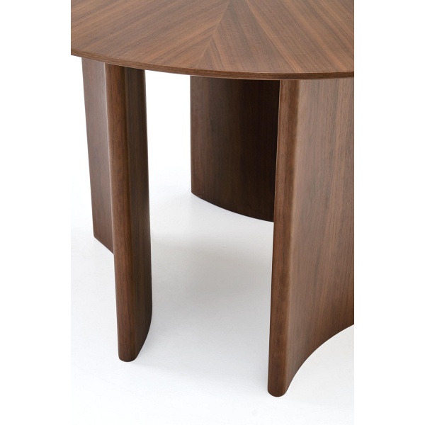 Stół CALDO okrągły, orzechowy - Halmar