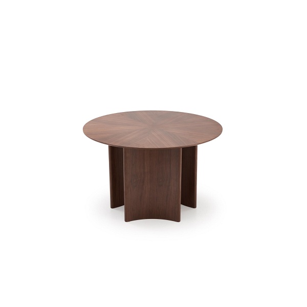 Stół CALDO okrągły, orzechowy - Halmar