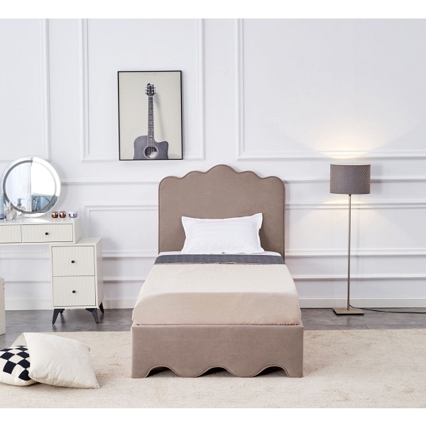 Łóżko ORSO beżowy - Halmar