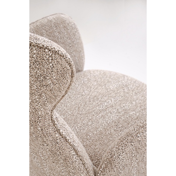 Krzesło K585 ciemny beżowy / dąb naturalny - Halmar