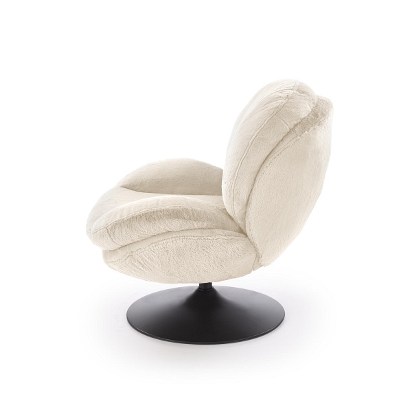 Fotel SHELL wypoczynkowy, kremowy - Halmar