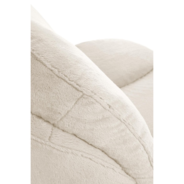 Fotel SHELL wypoczynkowy, kremowy - Halmar