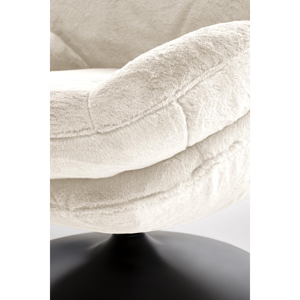 Fotel SHELL wypoczynkowy, kremowy - Halmar