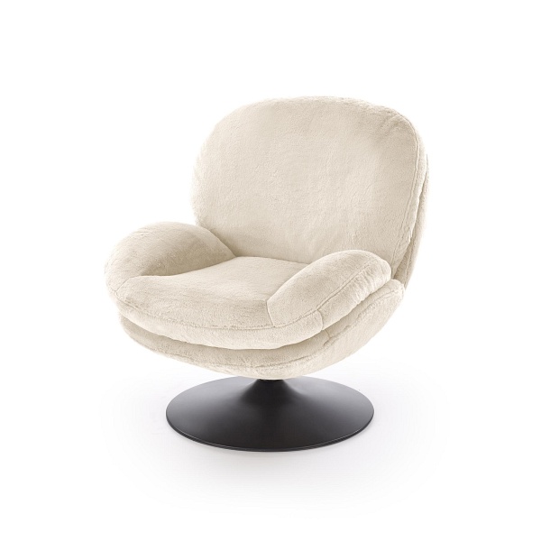 Fotel SHELL wypoczynkowy, kremowy - Halmar