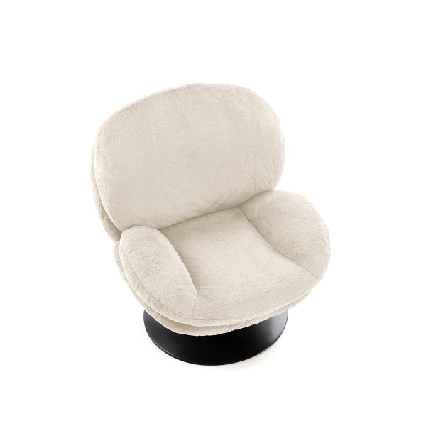 Fotel SHELL wypoczynkowy, kremowy - Halmar