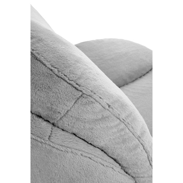 Fotel SHELL wypoczynkowy, popielaty - Halmar