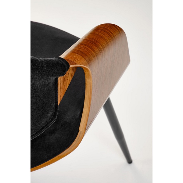 Krzesło K586 , orzechowy / czarny - Halmar