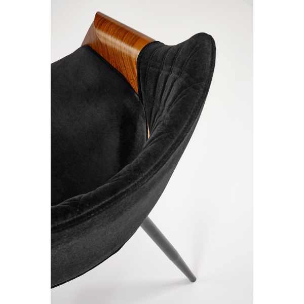 Krzesło K586 , orzechowy / czarny - Halmar