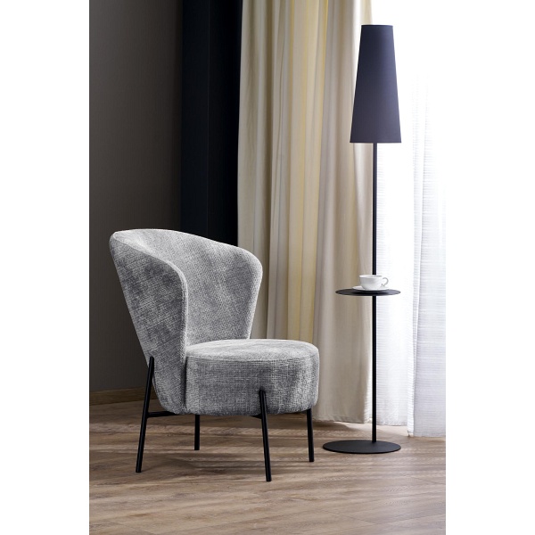 Fotel CEZAR wypoczynkowy, popielaty - Halmar