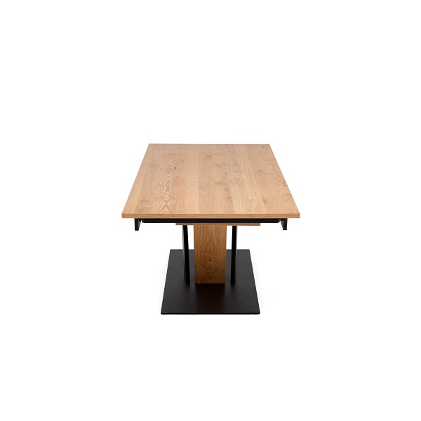 Stół FANIS rozkładany, naturalny / czarny - Halmar