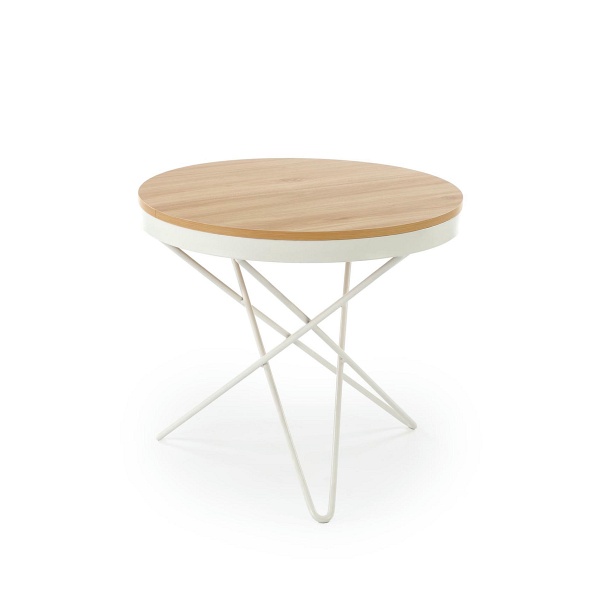 Ława LEILA , naturalny / biały - Halmar