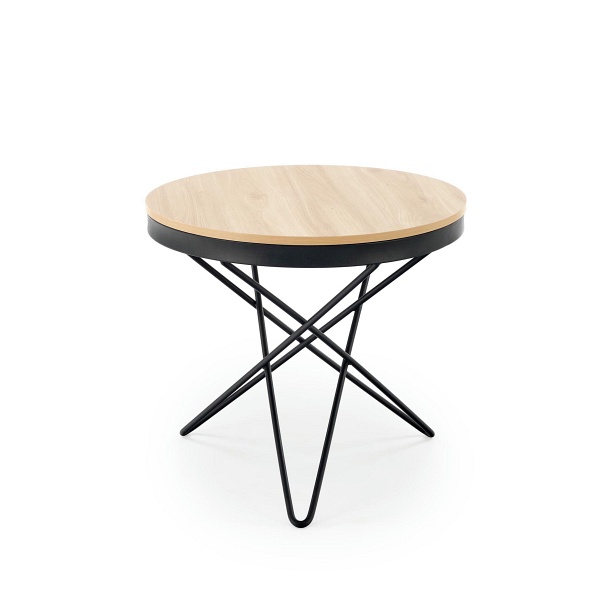 Ława LEILA , naturalny / czarny - Halmar