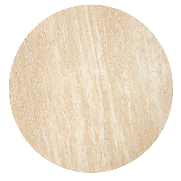 OREO zestaw dwóch ław, trawertyn / biały - Halmar