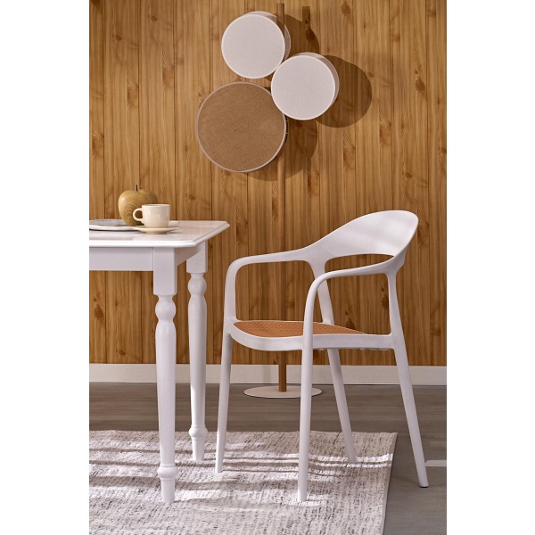 Stół NELSON rozkładany, biały - Halmar