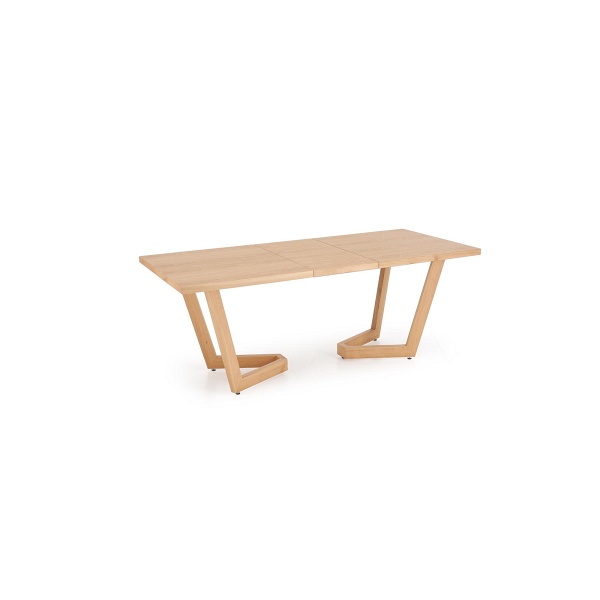 Stół MASSIVE 3 rozkładany 160-250x90x77 cm dąb naturalny/dąb naturalny - Halmar