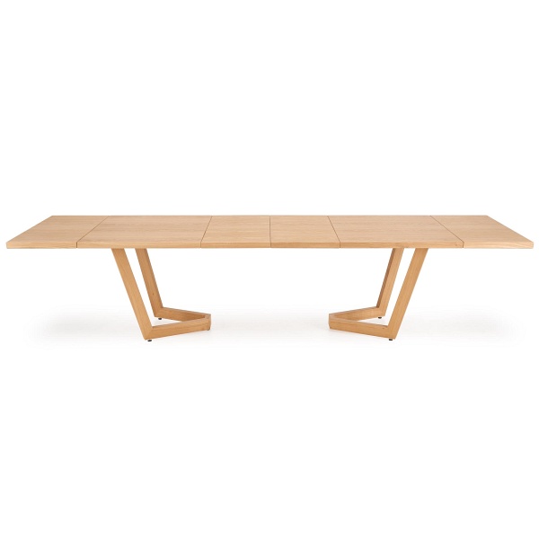 Stół MASSIVE 3 rozkładany 160-250x90x77 cm dąb naturalny/dąb naturalny - Halmar