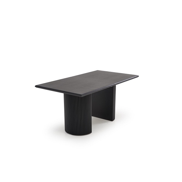 Stół BOLERO rozkładany 160-250x90x78 cm dąb naturalny/czarny - Halmar