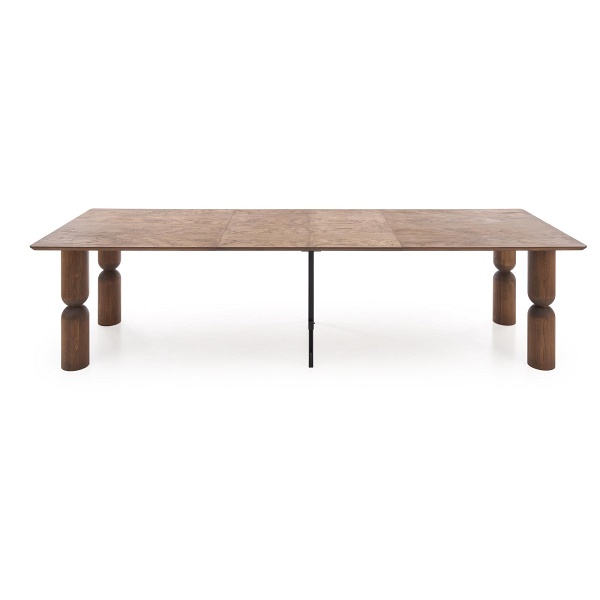 Stół MELTON rozkładany 200-300x101x76 cm jasny orzech - Halmar