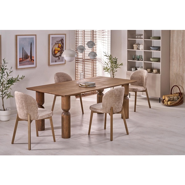 Stół MELTON rozkładany 200-300x101x76 cm jasny orzech - Halmar