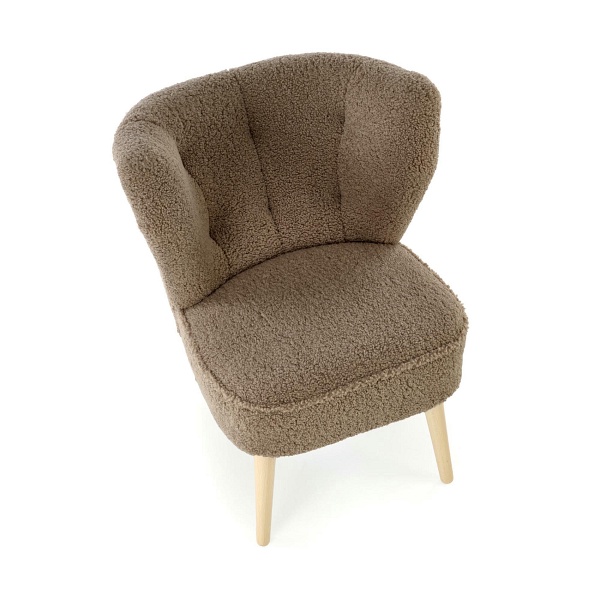 Fotel MOCCA wypoczynkowy, c.brązowy - Halmar