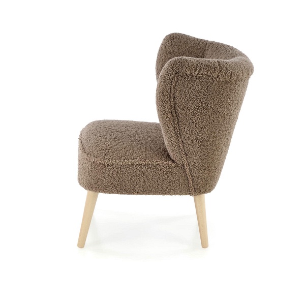 Fotel MOCCA wypoczynkowy, c.brązowy - Halmar