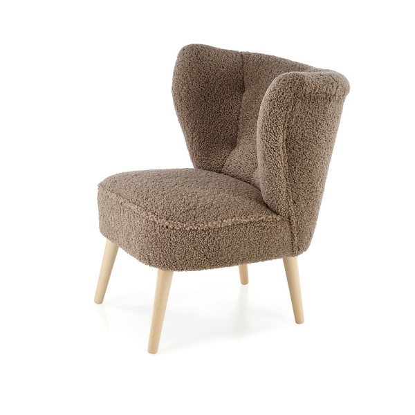 Fotel MOCCA wypoczynkowy, c.brązowy - Halmar